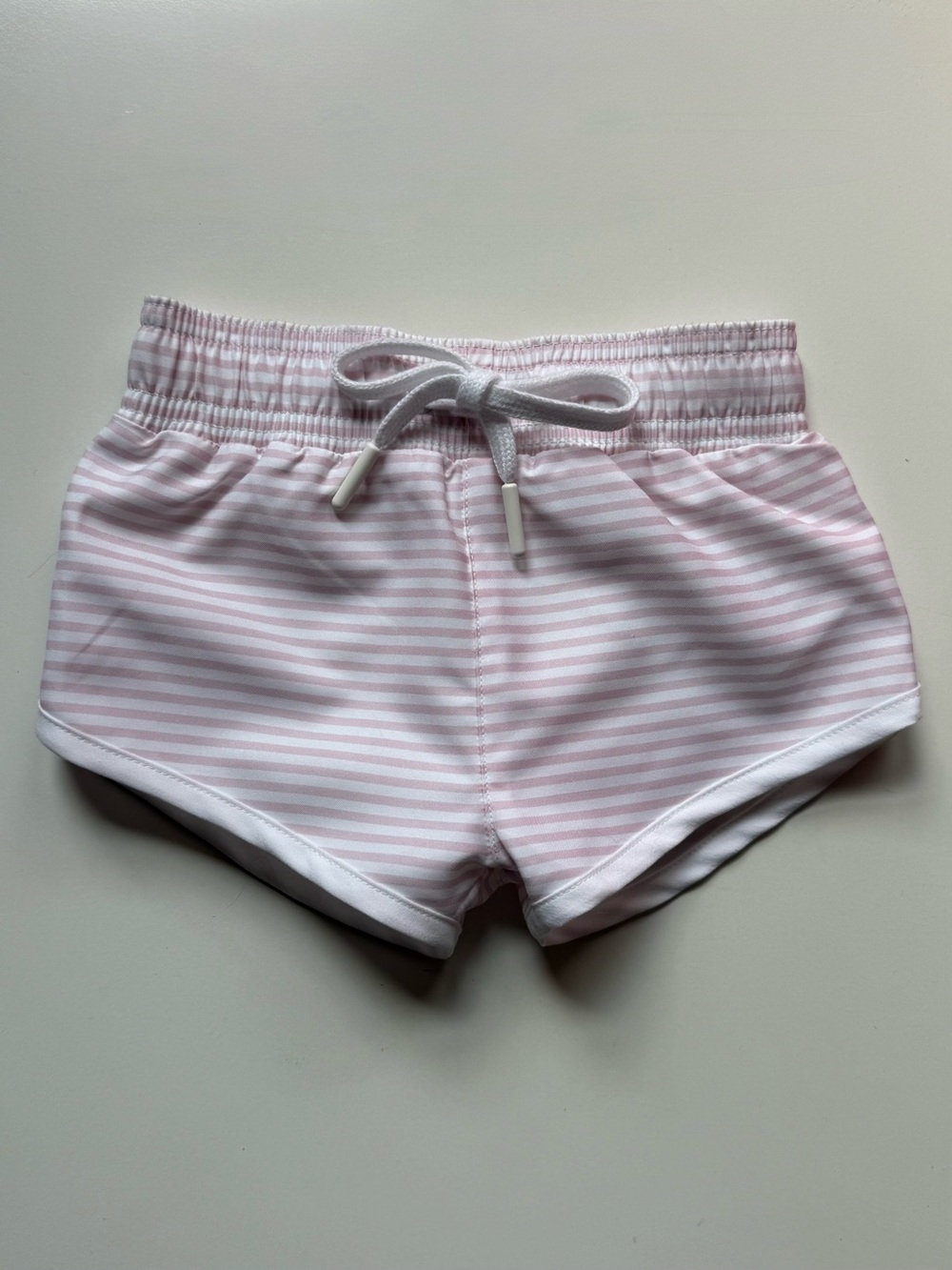 Minnow Boys Pink Stripe Board Shorts - Size 0-6M